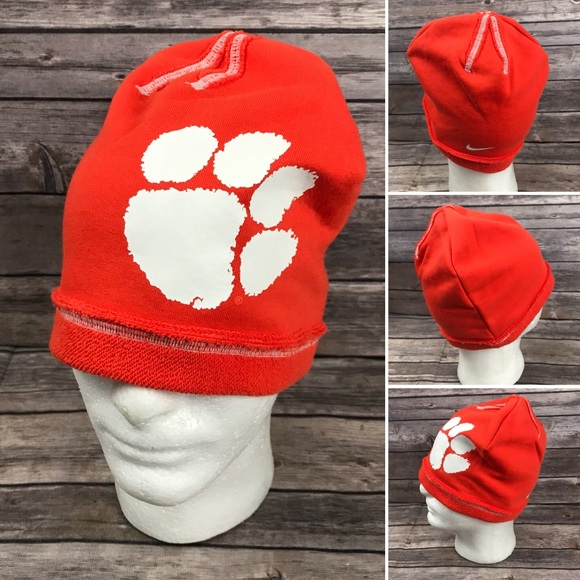 Nike Other - Clemson Tigers Nike Skull Beanie Cap NCAA Orange